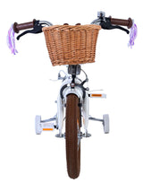 Volare Blossom Kinderfiets Meisjes 14 inch Wit Twee Handremmen