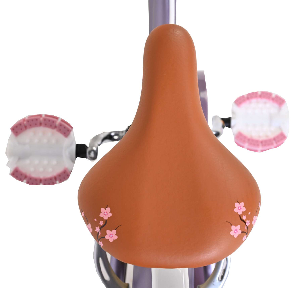Volare bloesem kinderfiets - meisjes - 16 inch - paars - twee handremmen