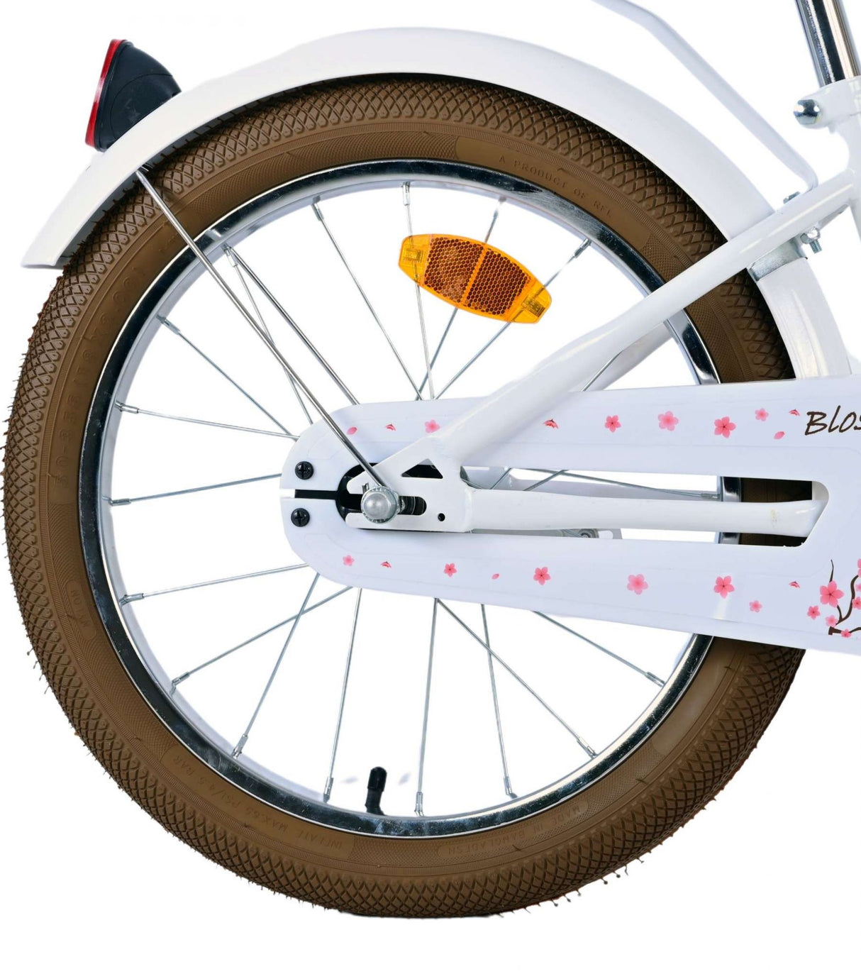 Volare Blossom Kinderfiets Meisjes 18 inch Wit