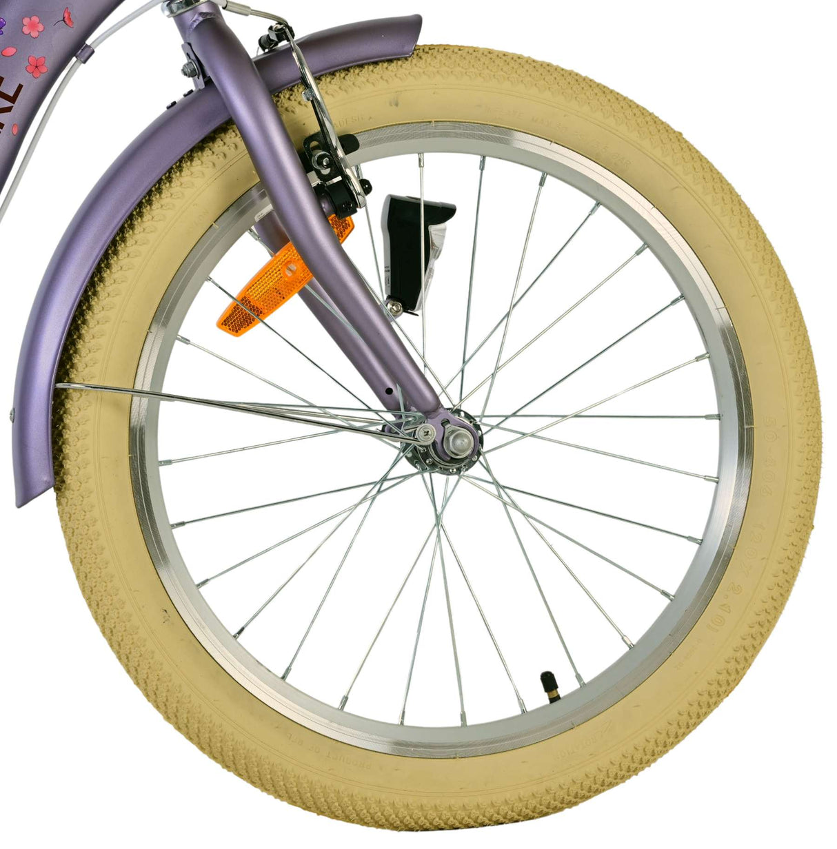 Volare blossom kinderfiets - meisjes - 20 inch - paars - twee handremmen