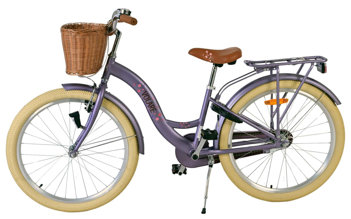 Volare blossom kinderfiets - meisjes - 24 inch - paars