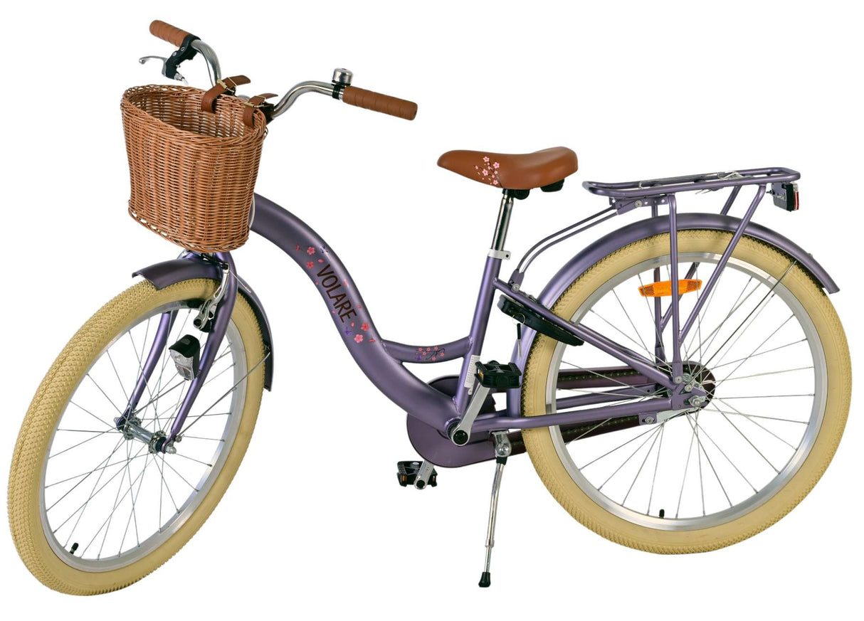 Volare blossom kinderfiets - meisjes - 24 inch - paars
