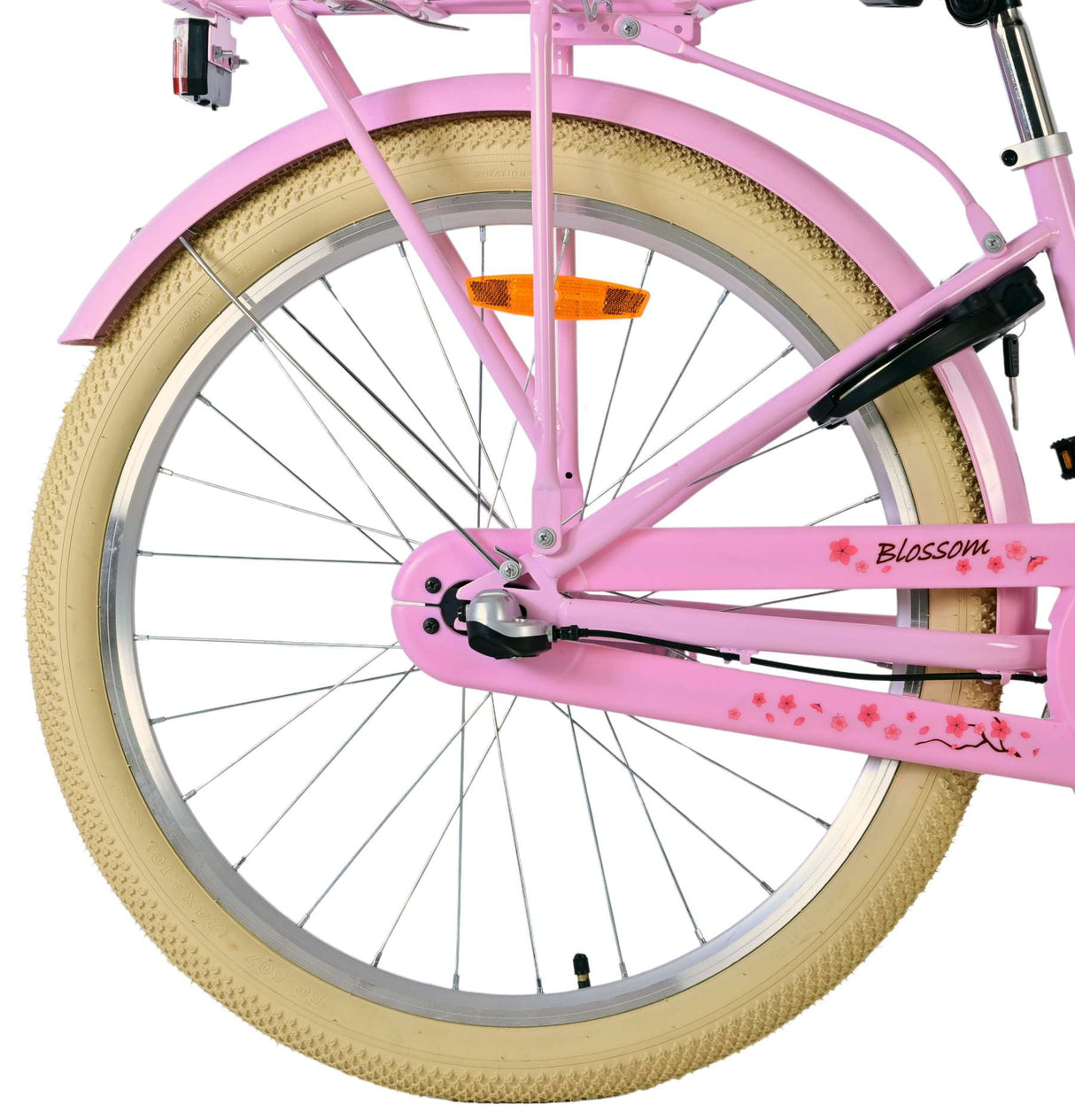 Volare blossom kinderfiets - meisjes - 24 inch - roze - 3 versnellingen