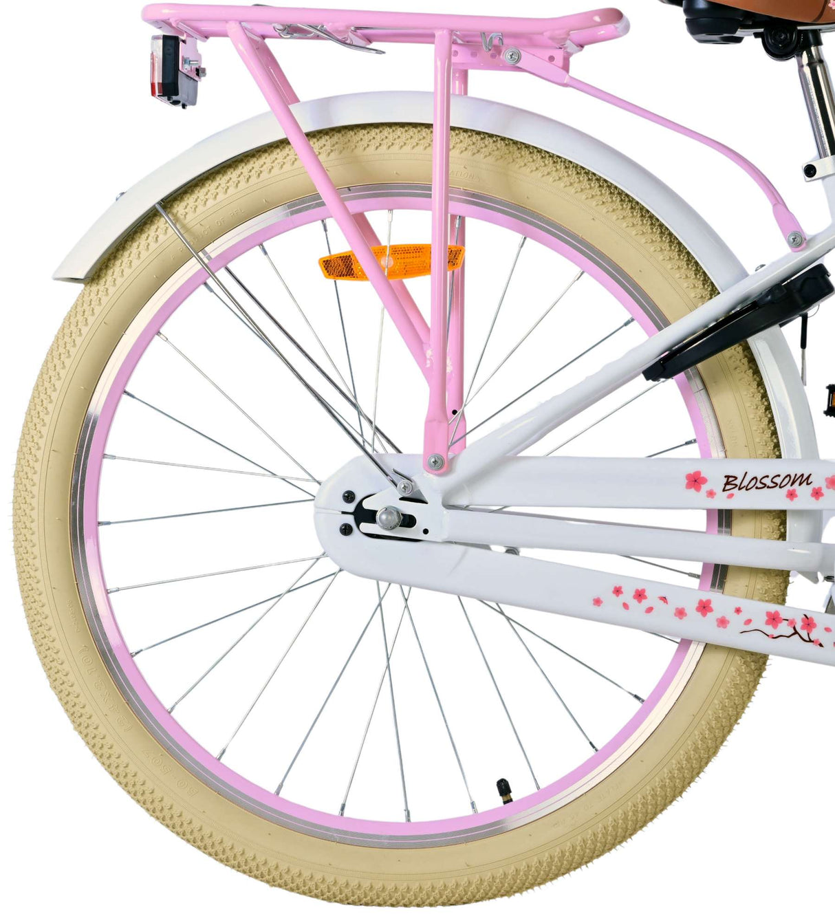Volare blossom kinderfiets - meisjes - 24 inch - wit