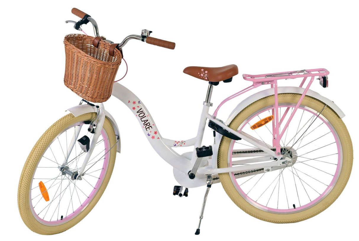 Volare blossom kinderfiets - meisjes - 24 inch - wit