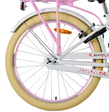 Volare blossom kinderfiets - meisjes - 24 inch - wit - twee handremmen
