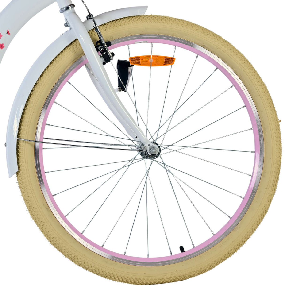 Volare blossom kinderfiets - meisjes - 26 inch - wit