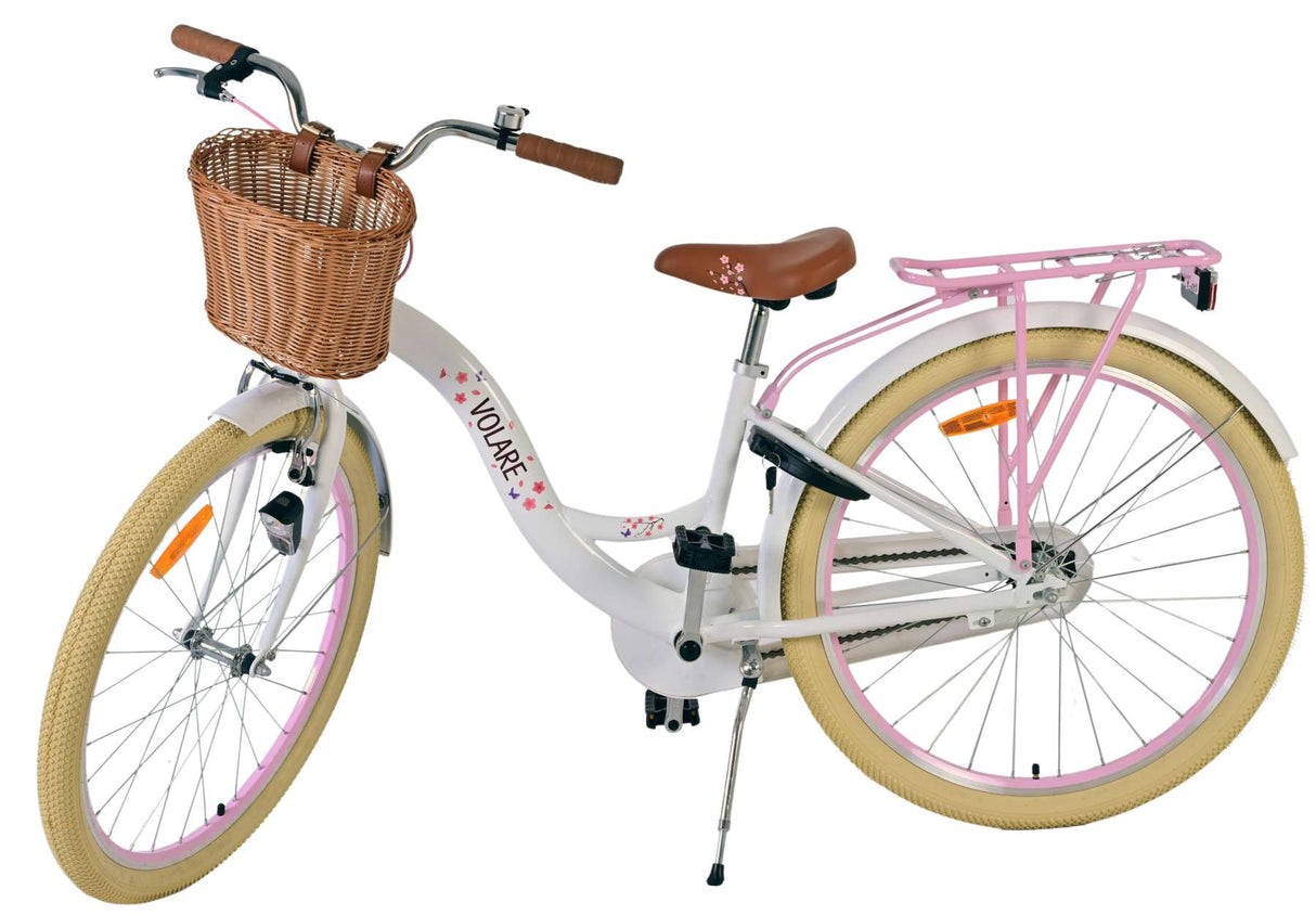 Volare blossom kinderfiets - meisjes - 26 inch - wit