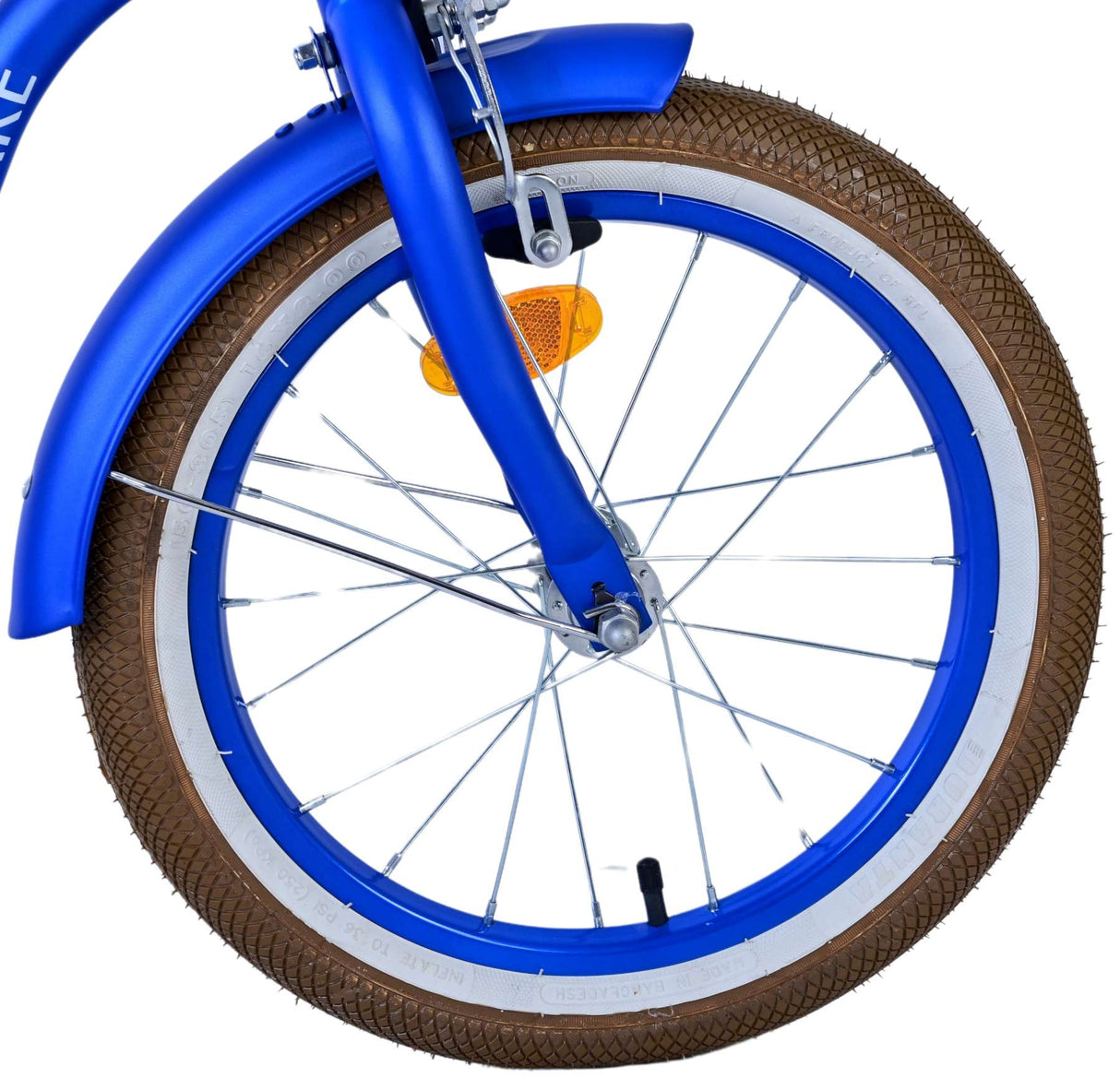 Volare blue cruiser kinderfiets - jongens - 16 inch - blauw