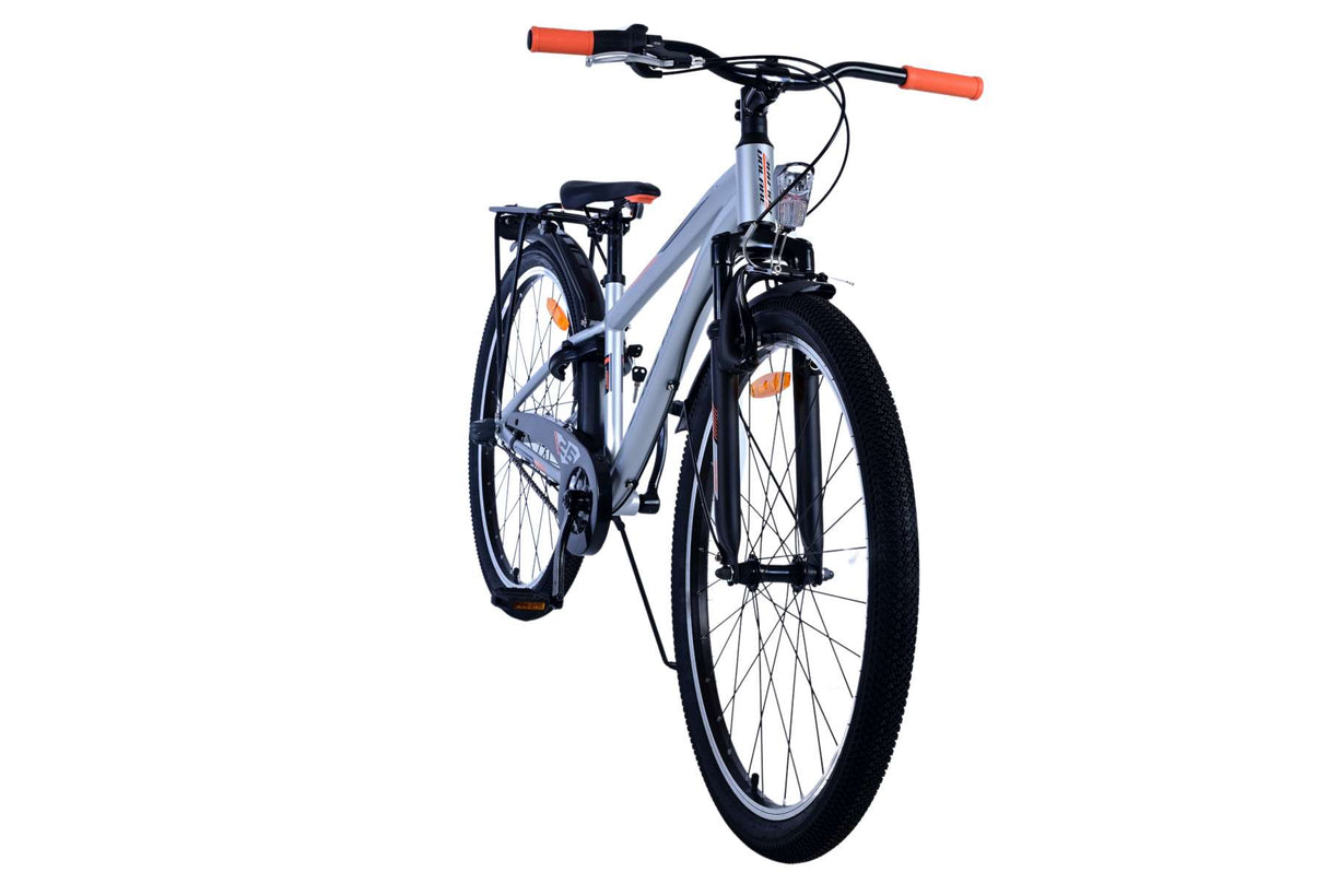 Volare Cross kinderfiets jongens 26 inch Zilver 3 versnellingen
