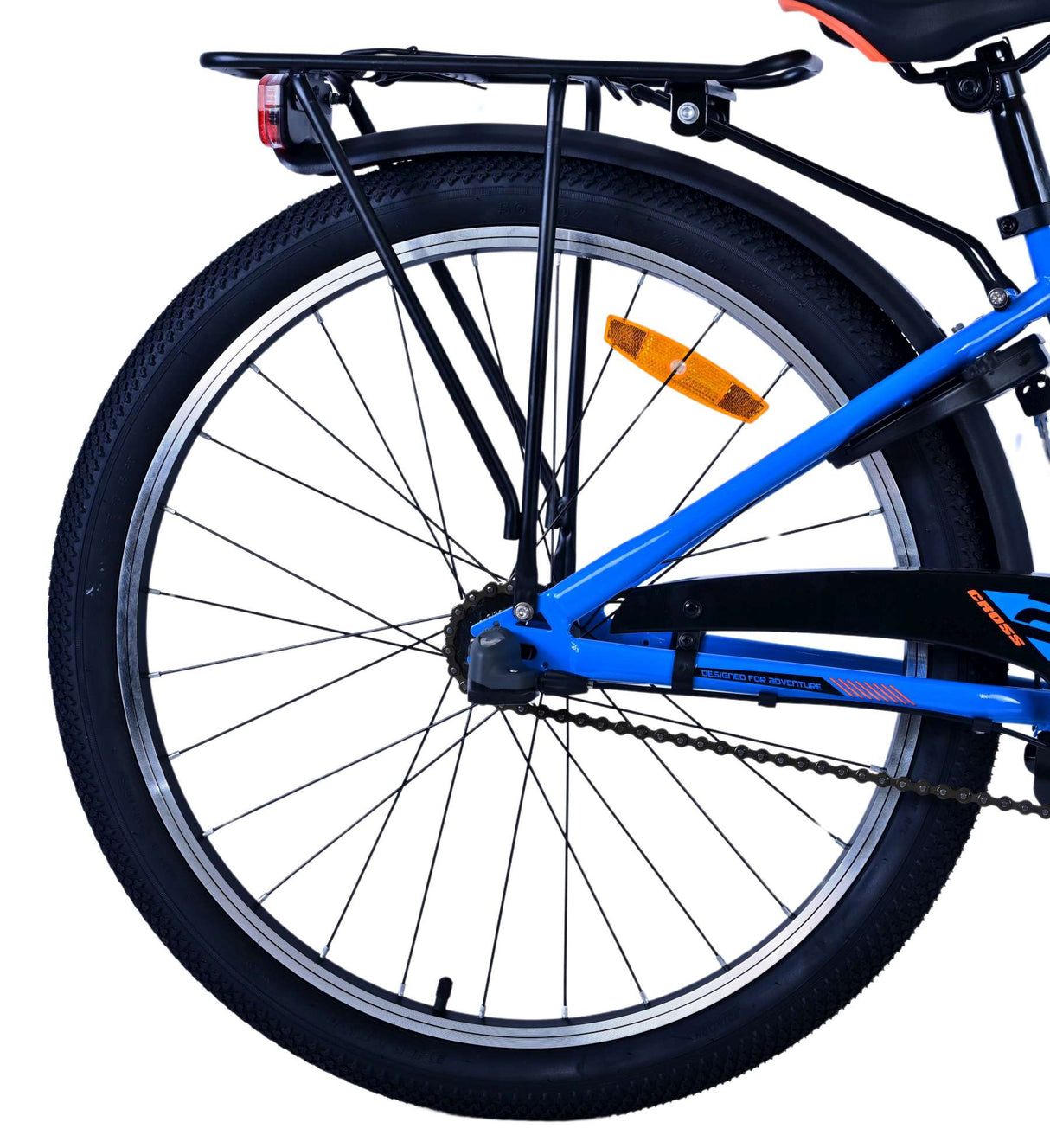 Volare Cross Kinderfiets - Jongens - 24 inch - Blauw - 3 versnellingen