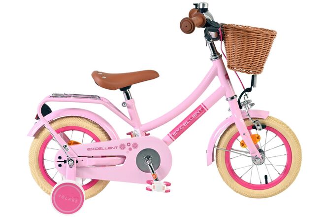 Volare uitstekende kinderfiets - meisjes - 12 inch - roze