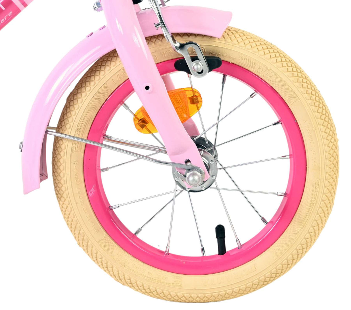 Volare uitstekende kinderfiets - meisjes - 12 inch - roze