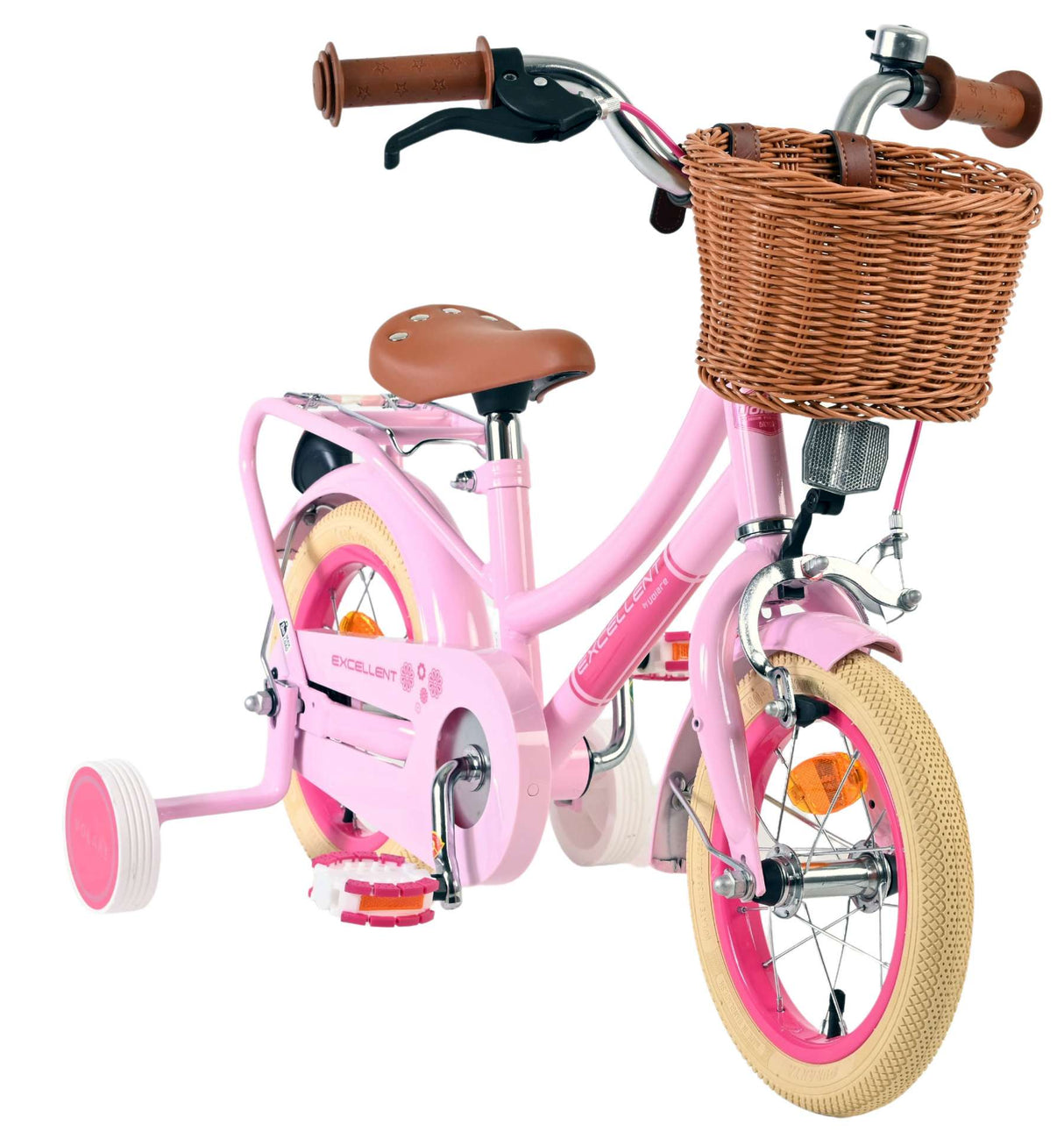 Volare uitstekende kinderfiets - meisjes - 12 inch - roze