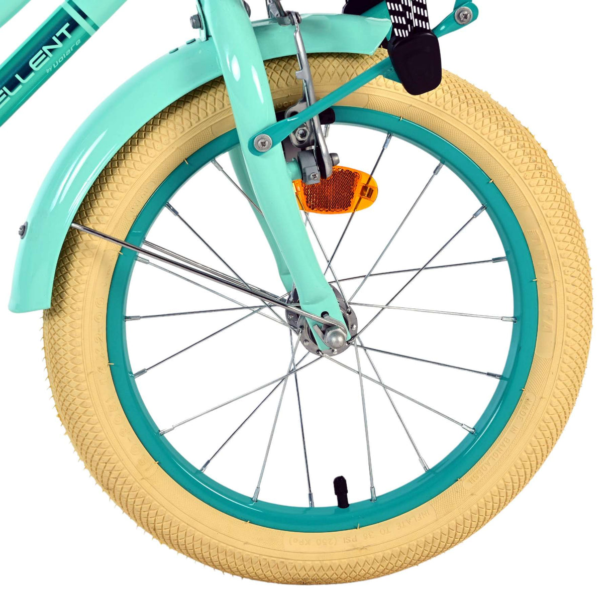 Volare excellent kinderfiets - meisjes - 16 inch - groen - 95% afgemonteerd