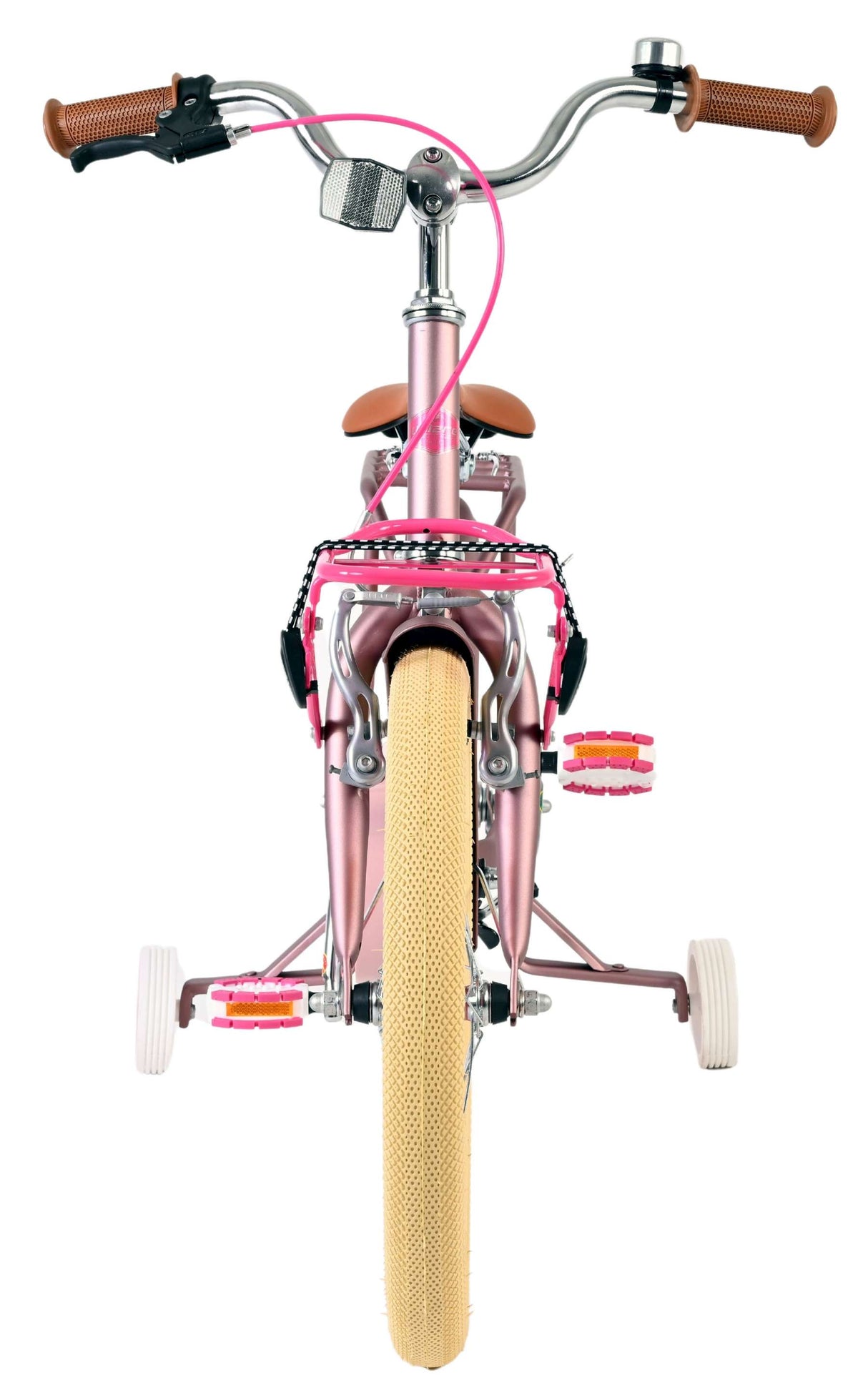 Volare uitstekende kinderfiets - meisjes - 18 inch - mat roze