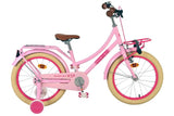 Volare uitstekende kinderfiets - meisjes -18 inch - roze - 95% afgemonteerd
