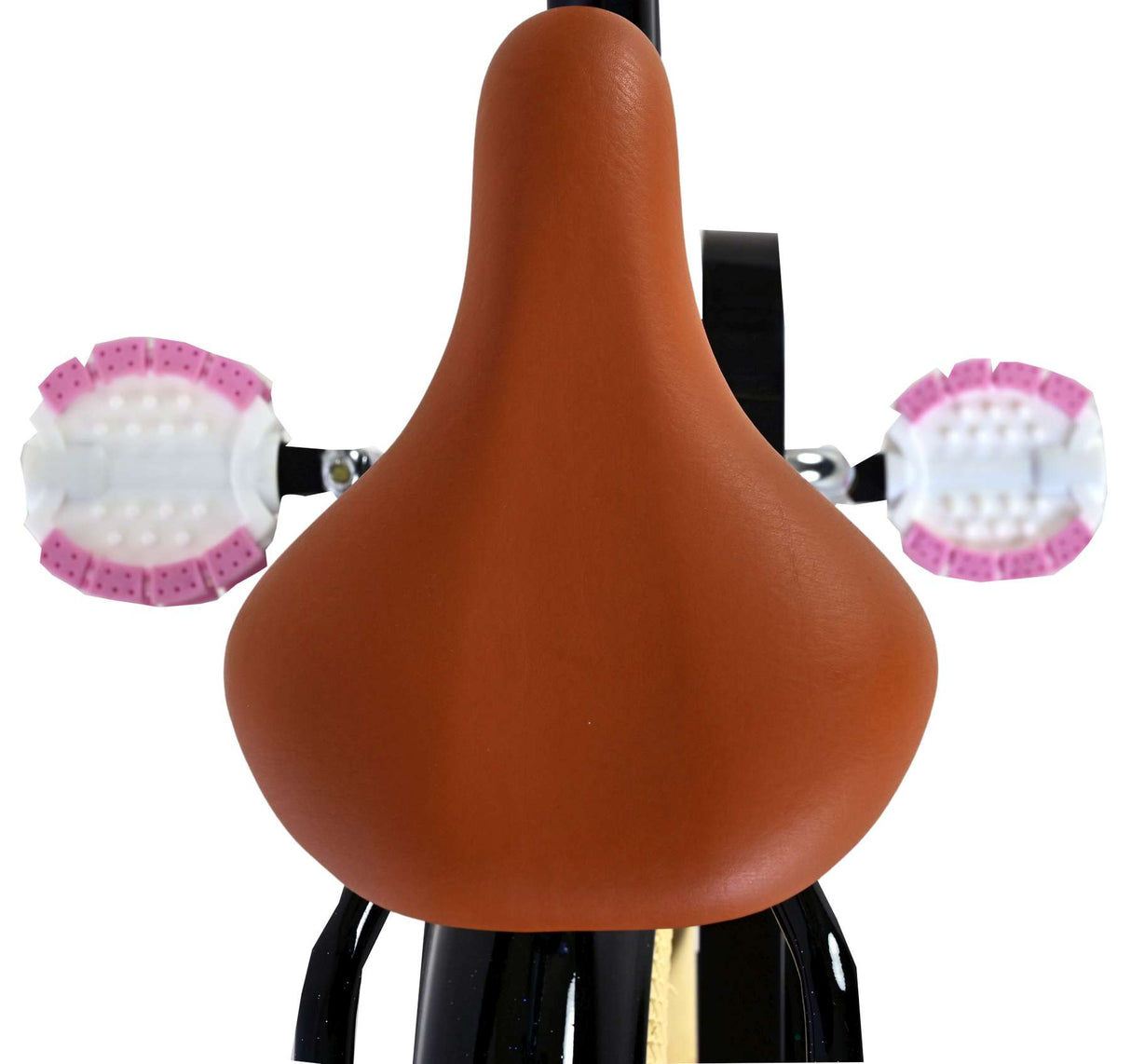 Volare uitstekende kinderfiets - meisjes - 18 inch - zwart - 95% afgemonteerd