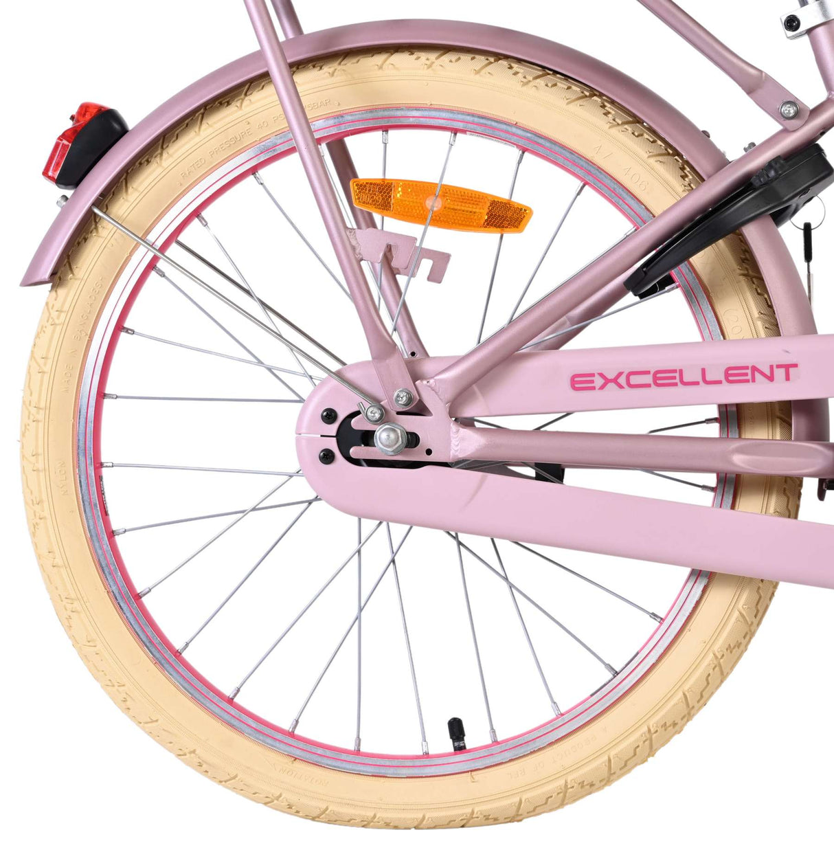 Volare excellente kinderfiets - meisjes - 20 inch - mat roze