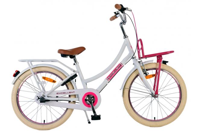 Volare Volare Kinderfiets Meisjes 20 inch Wit 3 versnellingen