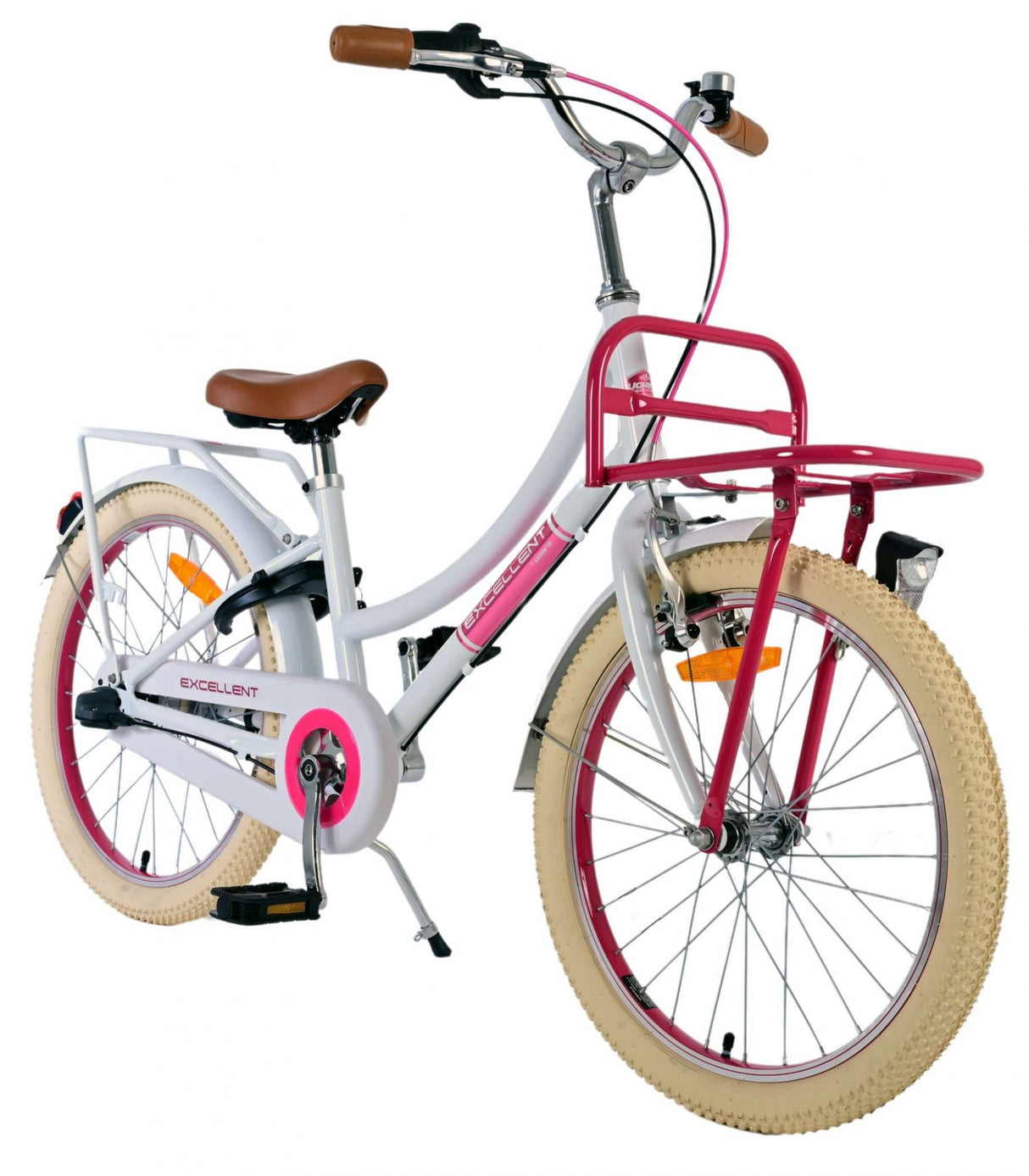 Volare Volare Kinderfiets Meisjes 20 inch Wit 3 versnellingen