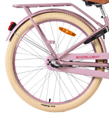 Volare uitstekende kinderfiets - meisjes - 24 inch - mat roze - 3 versnellingen
