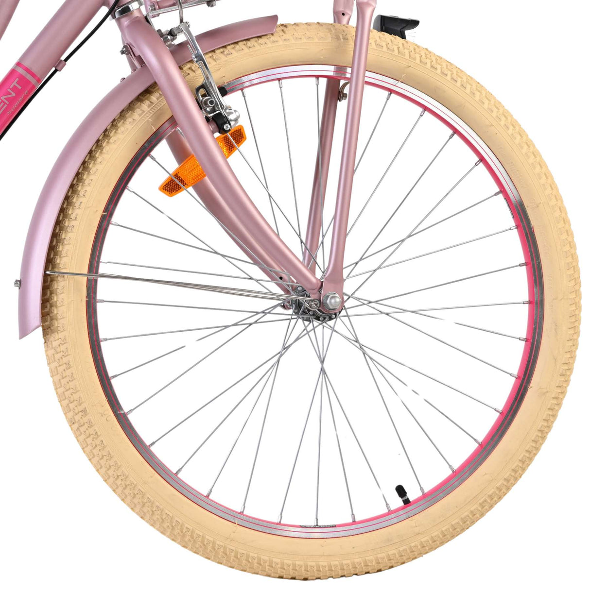 Volare uitstekende kinderfiets - meisjes - 24 inch - mat roze - 3 versnellingen