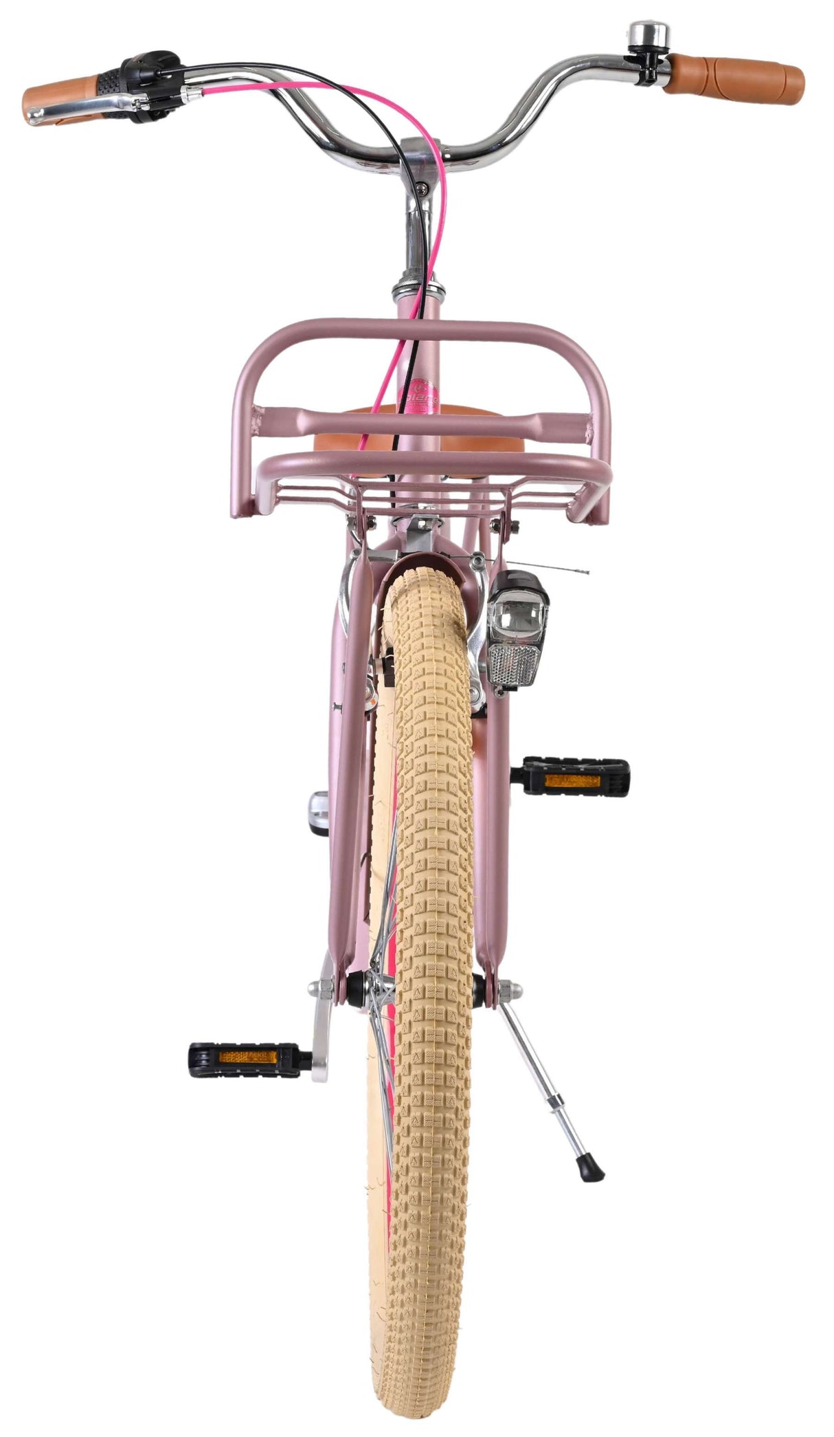 Volare uitstekende kinderfiets - meisjes - 24 inch - mat roze - 3 versnellingen