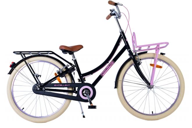 Volare Volare Kinderfiets Meisjes 24 inch Zwart Twee handremmen