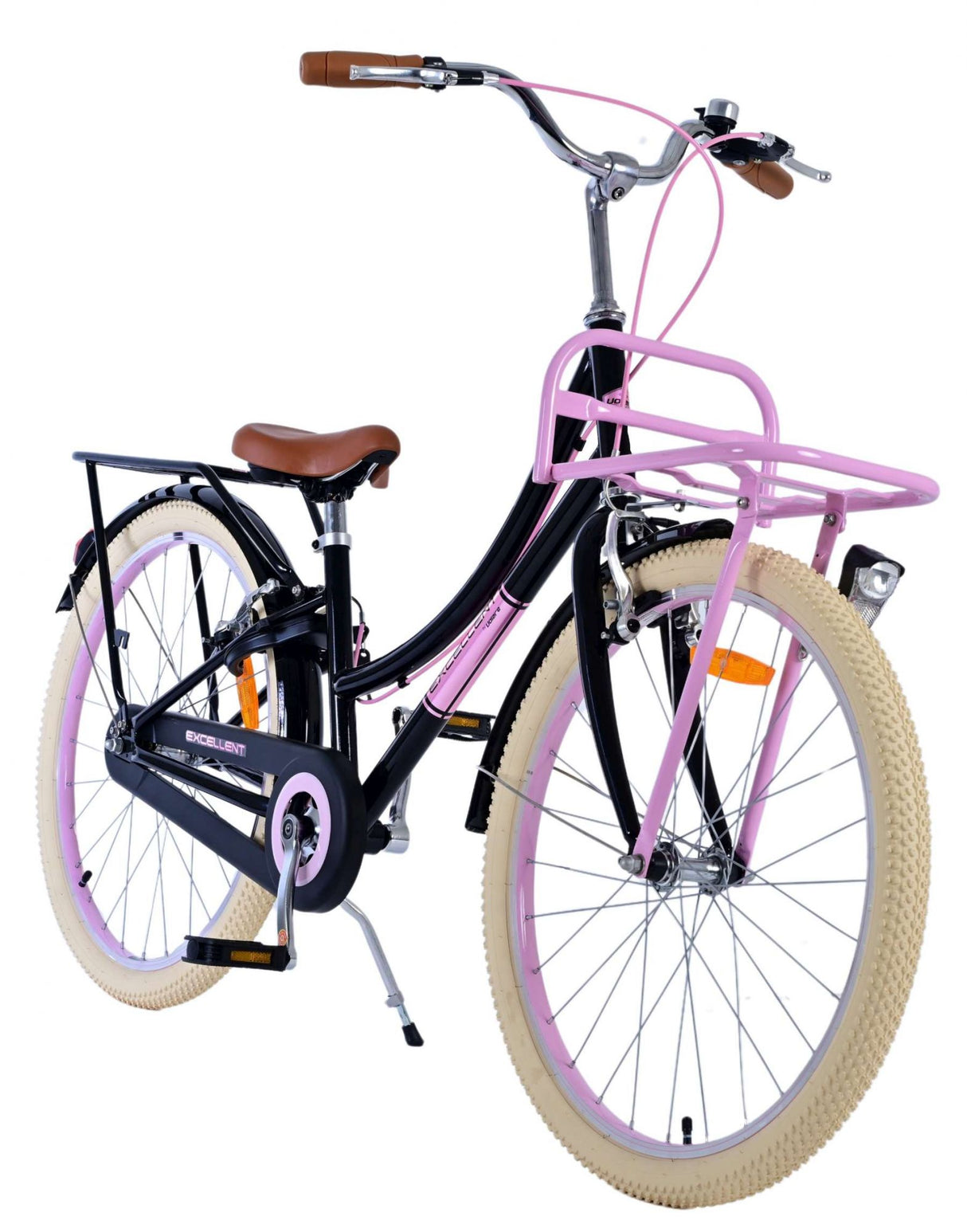 Volare Volare Kinderfiets Meisjes 24 inch Zwart Twee handremmen