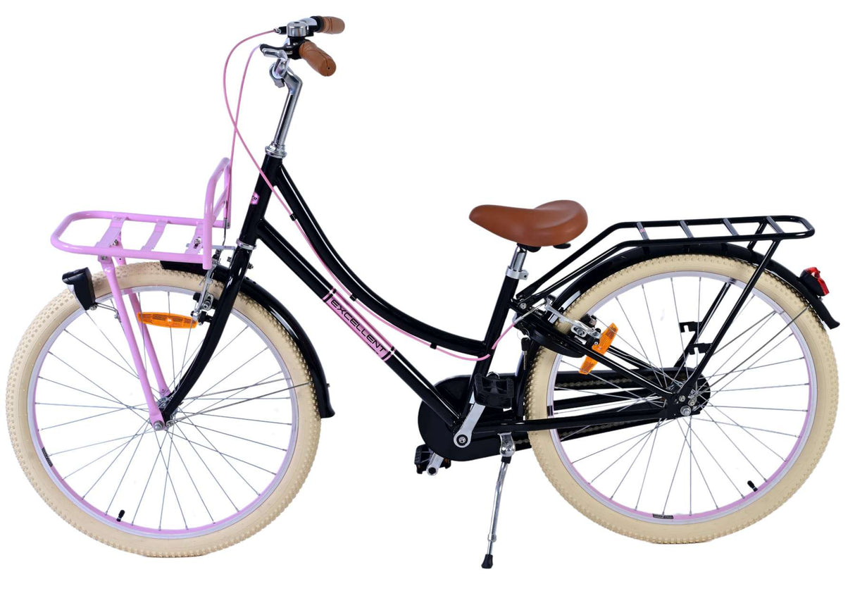 Volare Volare Kinderfiets Meisjes 24 inch Zwart Twee handremmen