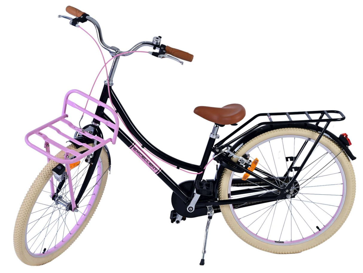 Volare Volare Kinderfiets Meisjes 24 inch Zwart Twee handremmen