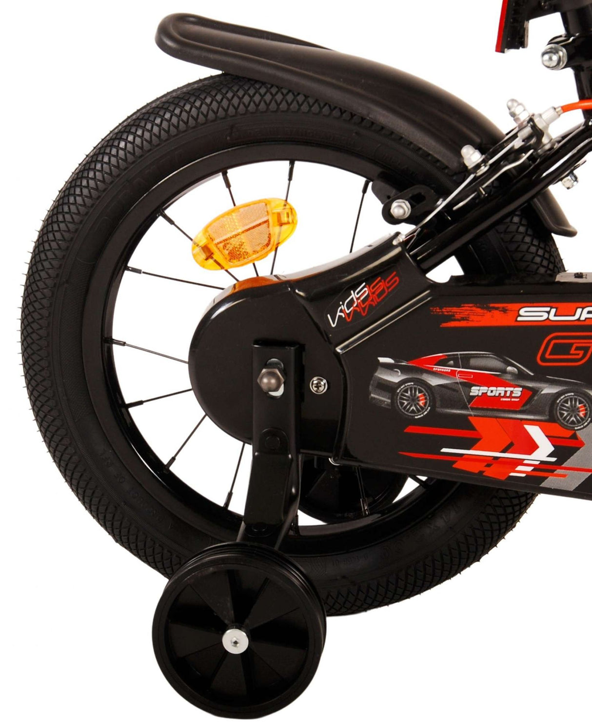 Volare Super GT Kinderfiets Jongens 14 inch Rood Twee handremmen