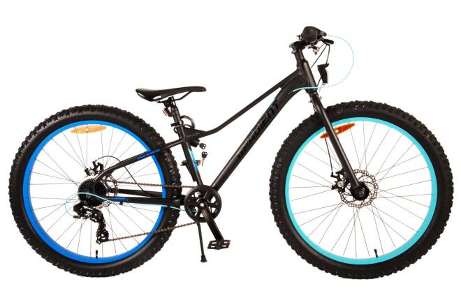 Volare gradiënt kinderfiets – jongens – 26 inch – zwart blauw – 7 versnellingen – prime collectie