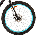 Volare gradiënt kinderfiets – jongens – 26 inch – zwart blauw – 7 versnellingen – prime collectie