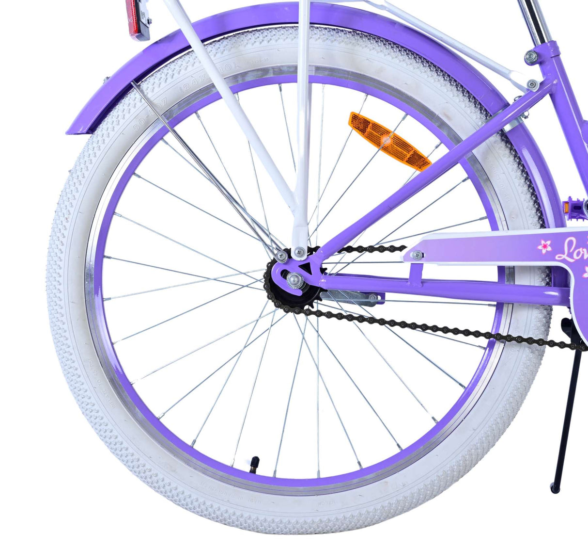 Volare lovely kinderfiets - meisjes - 24 inch - paars