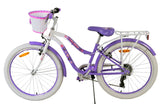 Volare lovely kinderfiets - meisjes - 24 inch - paars - 7 versnellingen