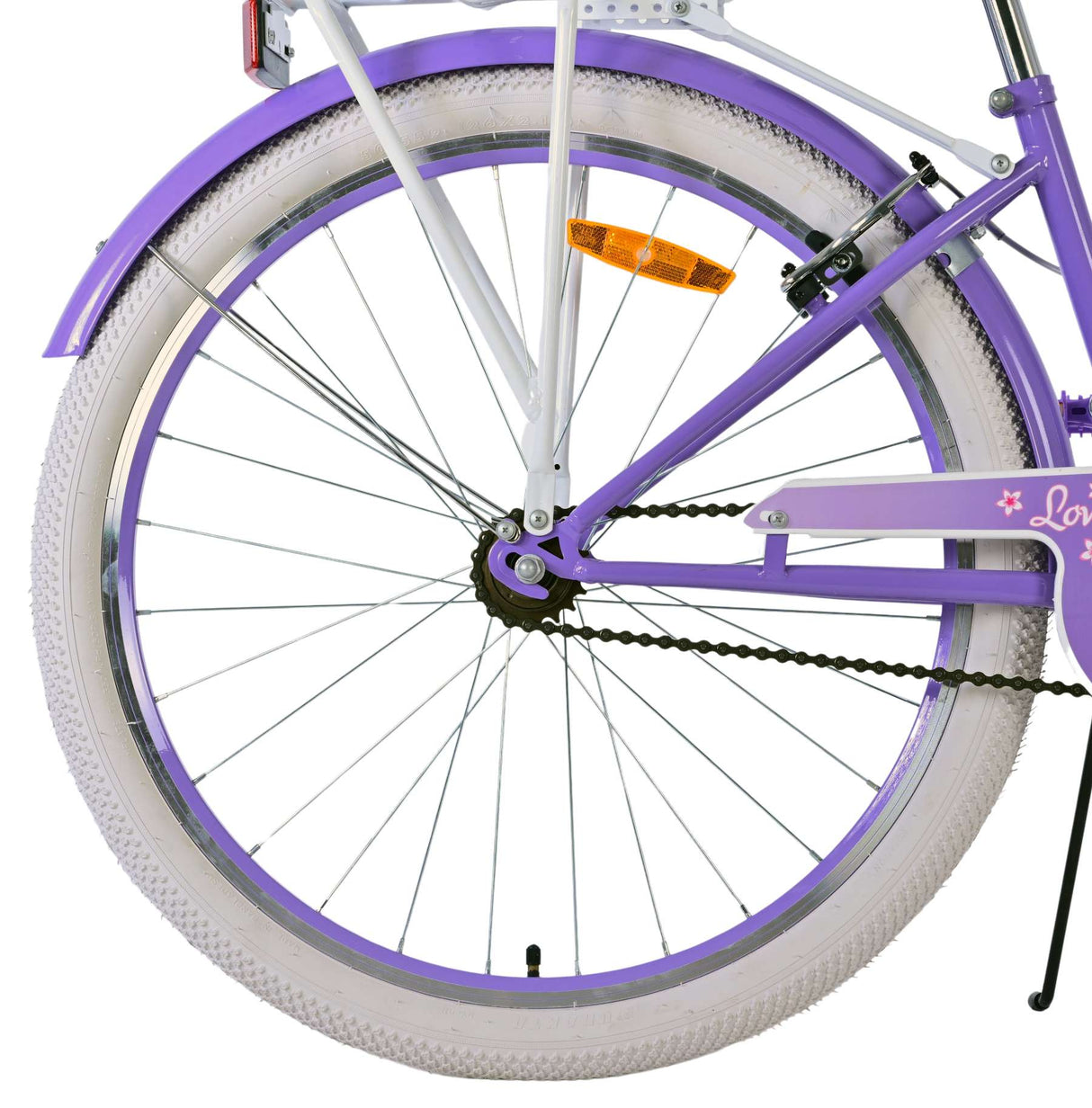Volare lovely kinderfiets - meisjes - 26 inch - paars - twee handremmen