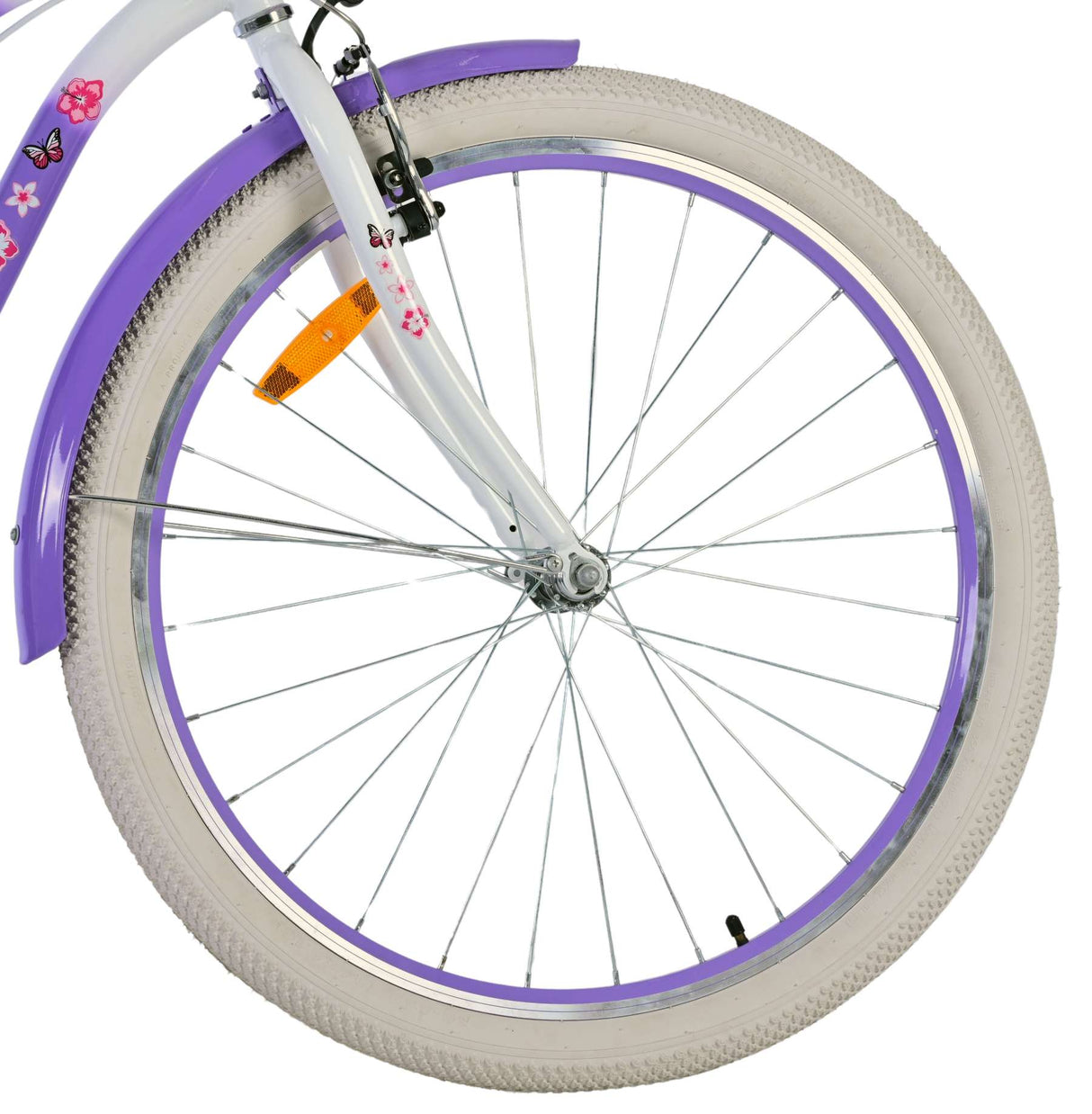 Volare lovely kinderfiets - meisjes - 26 inch - paars - twee handremmen