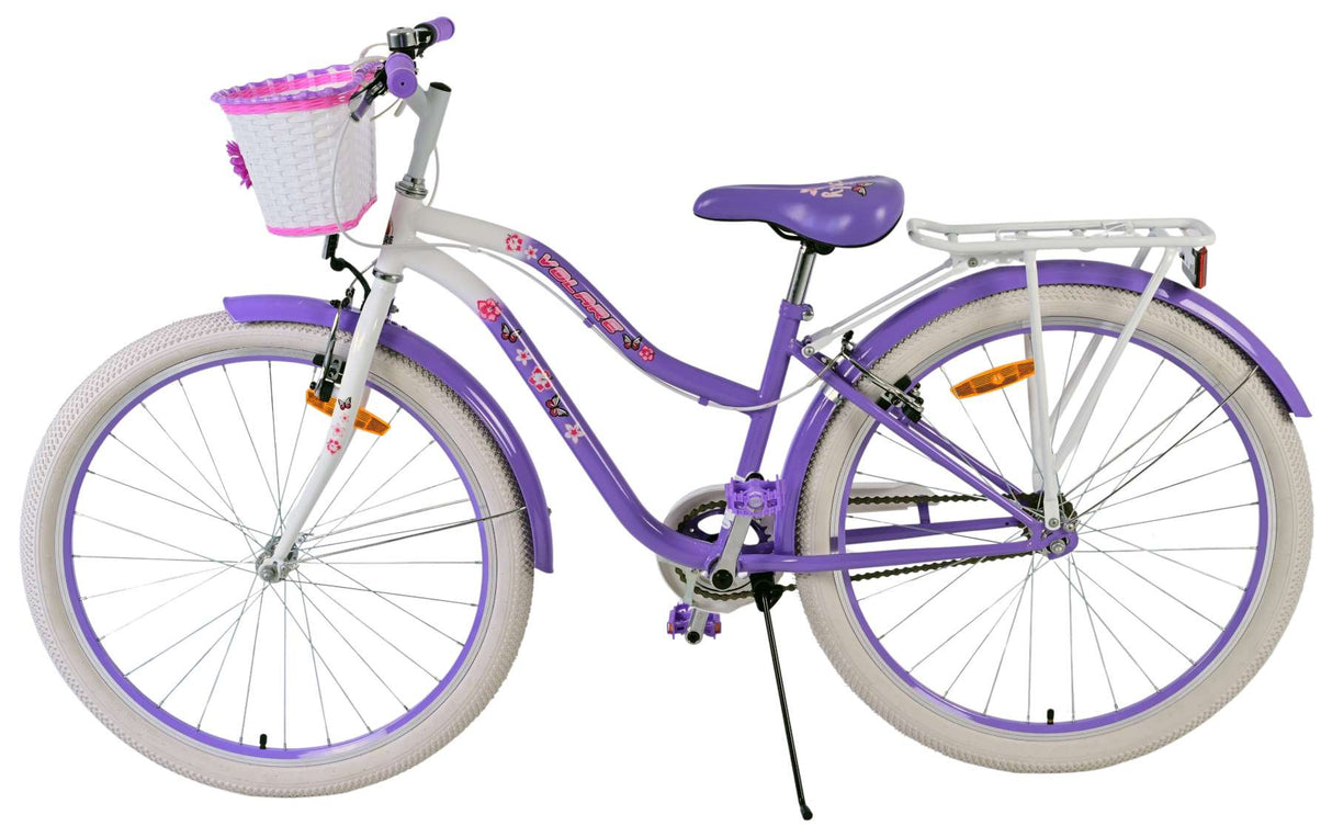 Volare lovely kinderfiets - meisjes - 26 inch - paars - twee handremmen