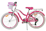 Volare lovely kinderfiets - meisjes - 24 inch - roze - 7 versnellingen