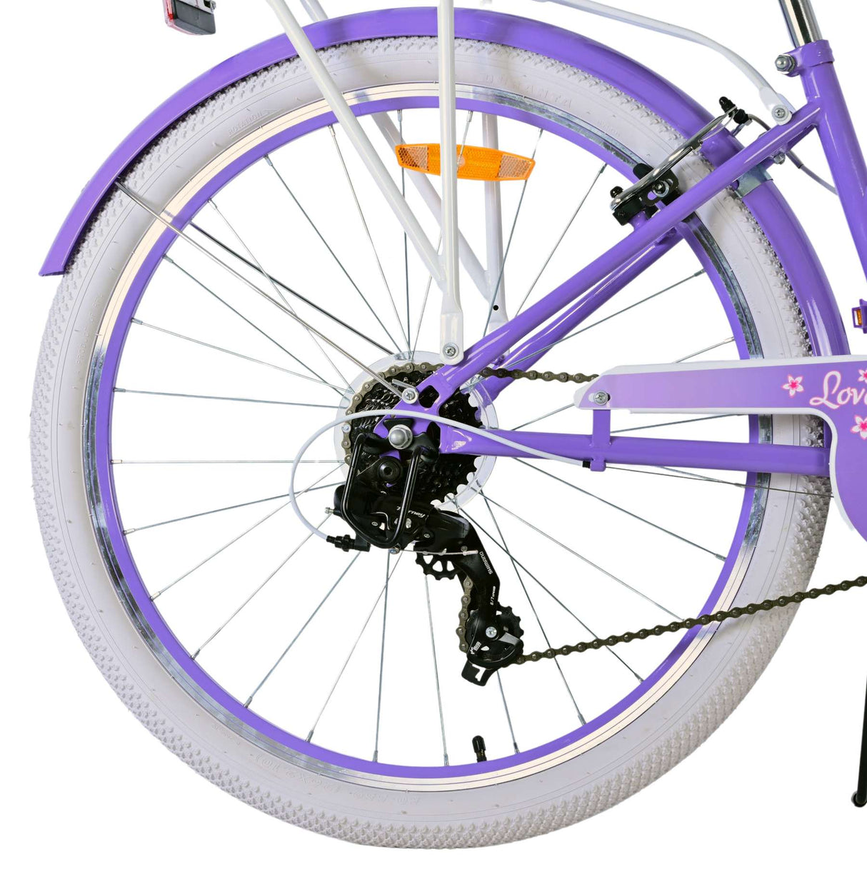 Volare lovely kinderfiets - meisjes - 26 inch - paars - 7 speed