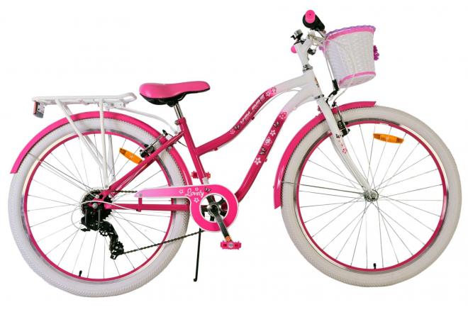 Volare lovely kinderfiets - meisjes - 26 inch - roze - 7 speed