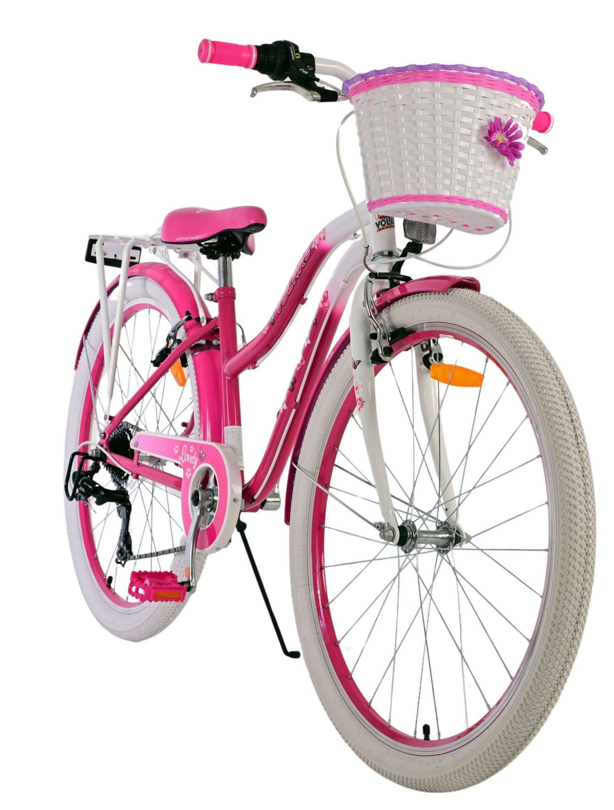 Volare lovely kinderfiets - meisjes - 26 inch - roze - 7 speed
