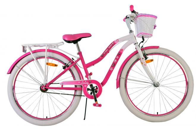 Volare lovely kinderfiets - meisjes - 26 inch - roze - twee handremmen