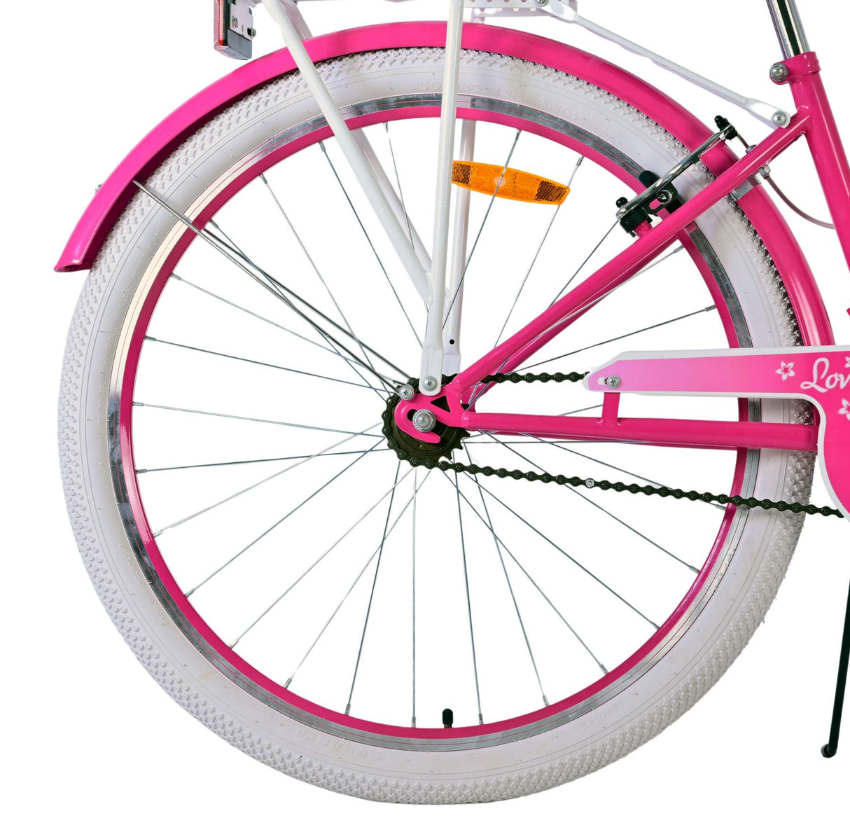 Volare lovely kinderfiets - meisjes - 26 inch - roze - twee handremmen