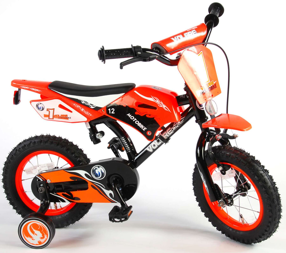 Volare Motor Kinderfiets Jongens 12 inch Oranje 95% afgemonteerd