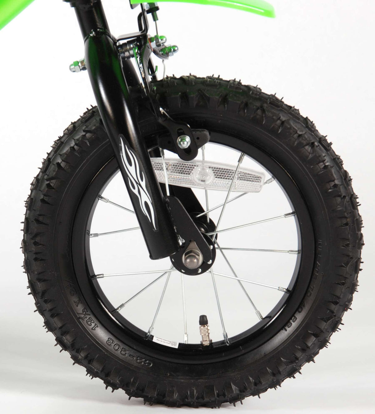Volare Motor Kinderfiets - Jongens - 12 inch - Groen - 95% afgemonteerd