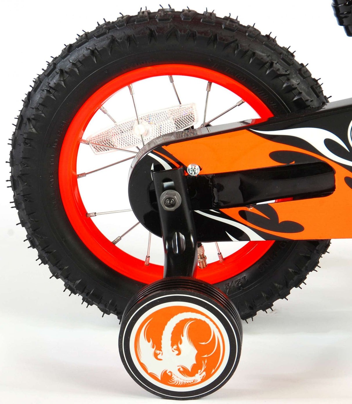 Volare Motor Kinderfiets Jongens 12 inch Oranje 95% afgemonteerd
