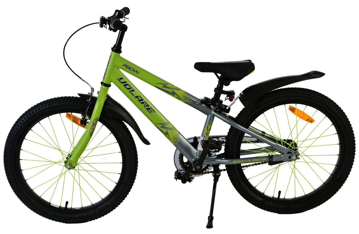 Volare rocky kinderfiets - jongens - 20 inch - groen